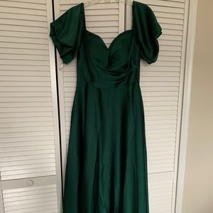 Green evening dress from AW Bridal